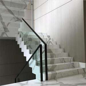 درج رخامي داخلي حديث بدرجات حجرية أنيقة وتصميم سكني بسيط - Product Image 2