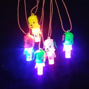 Flash ing Whistle Halskette Animal Rave Neon Party LED Light Up Noise Maker mit Lanyard Glow Aktivitäten Urlaub Geburtstag Gefälligkeiten - Product Image 4