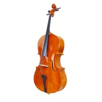 White/Black/Natural/Coffee Matte Finish Entry-Level Laminated Cello Beginner-Friendly Smooth Fingerboard Stable Tone