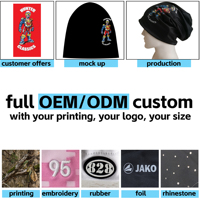 Gorros de Ciclismo y Senderismo Personalizados para Exteriores, de Doble Capa, Cálidos y Ligeros, con Parche de Cuero con Logotipo