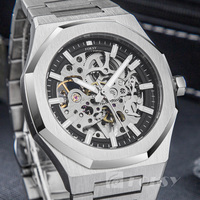 Montre à Roulette en cuir véritable pour homme, couleur blanche, cadran en silicone, mouvement ETA NH35