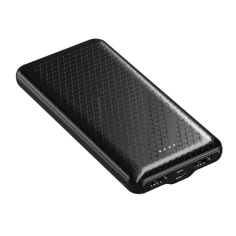 Power Bank, 10000 mAh, 2 ports USB, batterie externe portable, chargeur de secours, pour téléphones mobiles, 10000 mAH