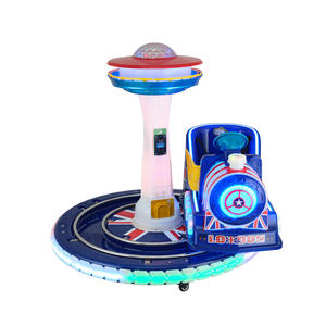 Dinibao divertimento 1 giocatore pista a gettoni in stile britannico treno spaziale per bambini centro di gioco - Product Image 4
