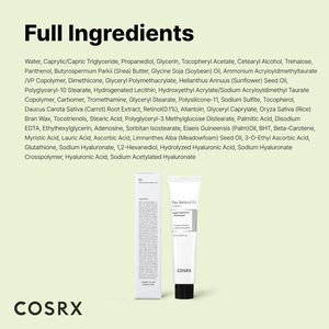 Crème anti-âge pour les yeux et le cou COSRX au rétinol 0,1 % avec traitement au <span class=keywords><strong>rétinoïde</strong></span> pour raffermir la peau, réduire les rides et les ridules - Product Image 6
