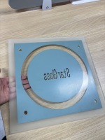 Nouvelle conception de machine de sablage au laser 2KW pour le lavage et le séchage du verre avec moteur et PLC pour la gravure de miroirs intelligents