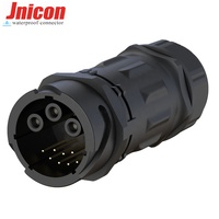 Jnicon M40 120A 600V mâle connecteur électrique à verrouillage rapide connecteur étanche IP67 XLR 12P pour armoires de stockage d'énergie