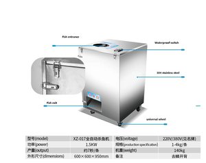 Máy Bóc Vảy Cá Tự Động Máy Diệt Cá Nhỏ Máy Bóc Vảy Cá Với Giá Xuất Xưởng - Product Image 2
