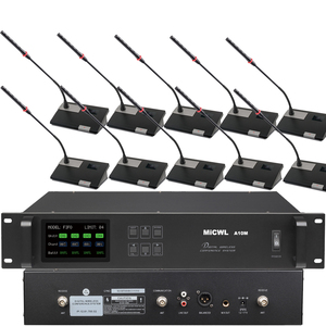 Microfono da Tavolo Wireless Serie MiCWL A10M A102 con Collo d'Oca per Sistemi di Conferenza Presidente e Delegato per Grandi Sale Riunioni - Product Image 1