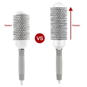 Brosse ronde professionnelle pour cheveux, en céramique thermique, pour lisser et sécher les cheveux, cheveux normaux à épais - Product Image 6