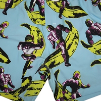 Shorts de bain imprimés fruits personnalisés, grandes tailles, décontractés, pour la natation de compétition
