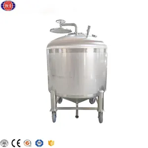 200l-20000l Liquid Stainless Steel 304/316 Mixing Tank With Agitator Jacketed Heating Mixer Tank
