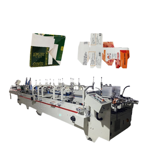 Máquina Plegadora y Encoladora Automática Neumática de Cajas de Cartón CQT-900 de Segunda Mano con Embalaje en Caja de Madera - Product Image 1