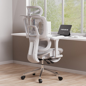 Ghế văn phòng hiện đại lưng cao lưới thoáng khí, có hỗ trợ thắt lưng điều chỉnh được, độ cao có thể điều chỉnh, tay vịn xoay 6D, thích hợp cho phòng khách - Product Image 2