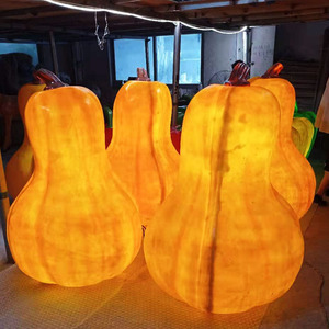 Nouveau Thanksgiving réaliste géant <span class=keywords><strong>citrouille</strong></span> 3d Art affichage résine artificielle <span class=keywords><strong>citrouille</strong></span> décor fibre de verre Statue Halloween décorations - Product Image 3