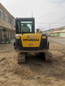 L'excavatrice hydraulique d'occasion de Hyundai 60-7 de 6 tonnes a utilisé des machines de construction la mini excavatrice utilisée d'excavatrices avec l'attache rapide - Product Image 4