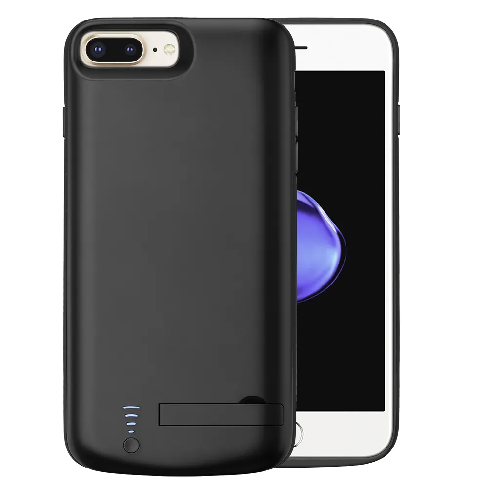 Power bank Battery Case Portable Backup Mobile Cover Wireless Charger For iPhone 6Plus/7Plus/8 Plus 8000mah