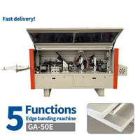 Machine de chantournage automatique 9kW 380V pour bois, PVC, polyester, MDF avec collage, finition, raclage et polissage, 16m/min