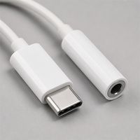 Adaptateur audio USB-C vers 3,5 mm – Câble convertisseur jack casque mâle Type-C vers femelle 3,5 mm pour smartphone, tablette, haut-parleur – Vente en gros