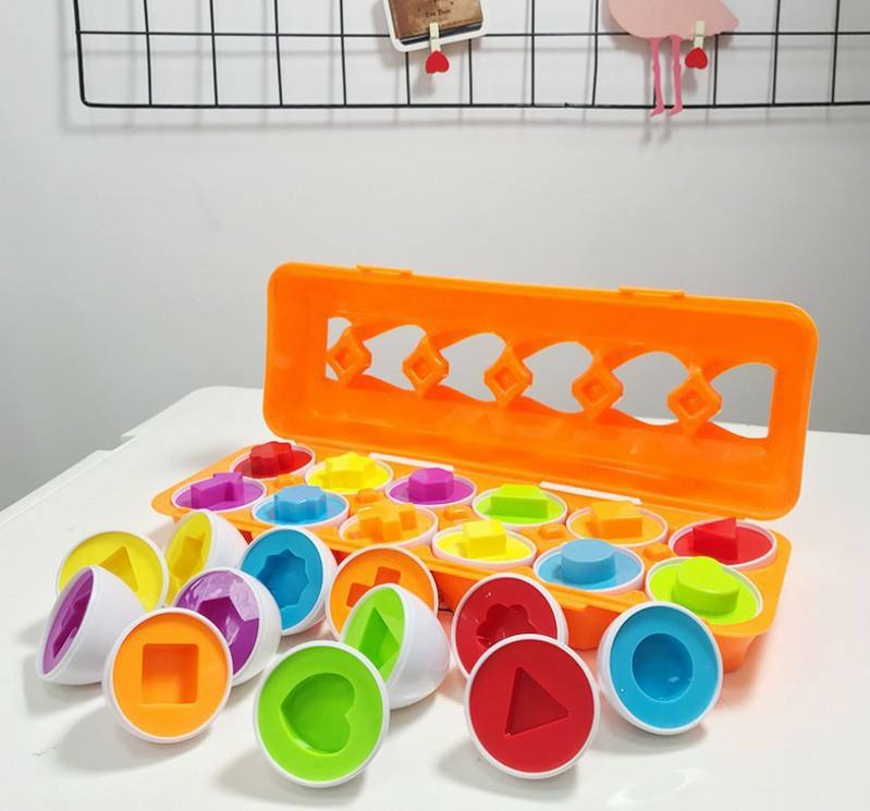 12pcs eggs(shapes)-Random outer packaging