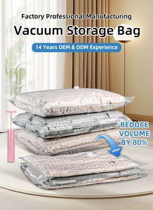 <span class=keywords><strong>Sacchi</strong></span> <span class=keywords><strong>Sottovuoto</strong></span> Neri Personalizzabili 100x80cm Extra Large Salvaspazio a Compressione per Vestiti nell'Armadio - Product Image 2