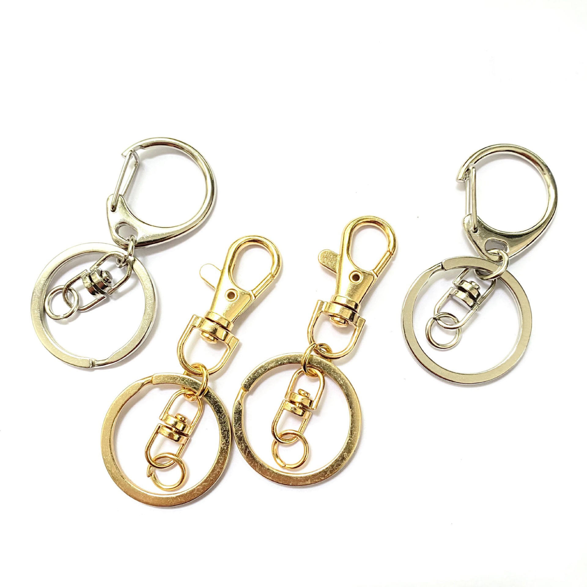 Metal Keychain Rings Home Car Key Holder Clasp Hooks Portable