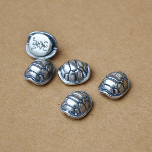 ลูกปัดเงินโบราณรูปหยวนเป่า ขนาด 16x13x10 มม. สำหรับทำสร้อยข้อมือ - Product Image 4