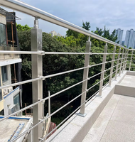 Système de garde-corps pour escalier, garde-corps extérieur, garde-corps intérieur, garde-corps de balcon extérieur, installation de garde-corps de balcon, projet de terrasse extérieure