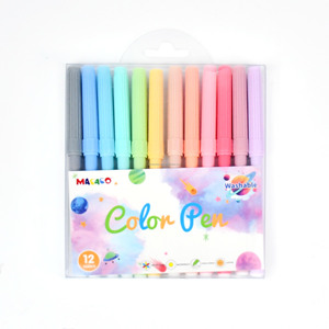 Lot de 12 feutres aquarelles économiques à double pointe pour l'école, le bureau, la médecine et la promotion - Product Image 3