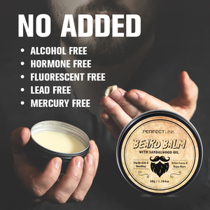 Baume à <span class=keywords><strong>barbe</strong></span> personnalisé en gros pour hommes, à la santal, fixation forte, formule à base de plantes noires, pour la croissance de la <span class=keywords><strong>barbe</strong></span>, texturisant, pour <span class=keywords><strong>moustache</strong></span> bouclée - Product Image 4