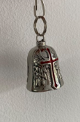 Pendentif en alliage en forme d'étoile à cinq branches et de drapeau national, clochette de protection pour motard, produits transfrontaliers personnalisés