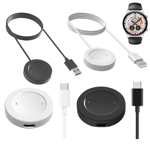 Honor Watch 4/Watch 4 GS 3 GS3 Smartwatch Accessory Magnet Dock USB Charging Cable with TPE Jacket Power Charge Wire