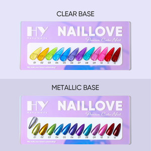 Hanyi thiết kế cao cấp UV Gel Sơn Móng Tay Chất lỏng kim loại hiệu ứng với đèn LED chai đóng gói OEM/ODM với biểu tượng tùy chỉnh - Product Image 4