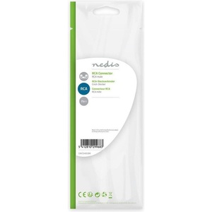 Conector RCA Macho Plateado y Negro, Paquete de 25 Cables Adaptadores de Audio y Video - Product Image 6