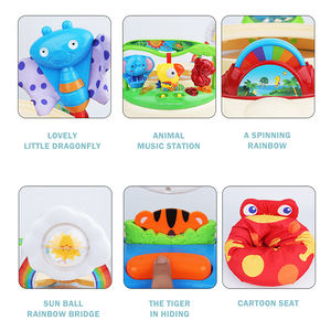 Balançoire musicale multifonctionnelle pour bébé-Chaise gonflable réglable pour apprendre à marcher-Entraînement-Siège amovible et lavable-<span class=keywords><strong>Jumperoo</strong></span> - Product Image 6