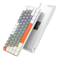 Haute qualité 62 touches type-c claviers mécaniques filaires RGB lumière claviers d'ordinateur de jeu pour ordinateur de bureau