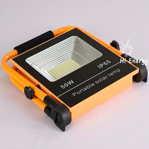 Reflector HiEnergy para exteriores LED recargable solar portátil a prueba de agua de 50W y 100W con chip SMD IP65 para iluminación de paisaje - Product Image 4