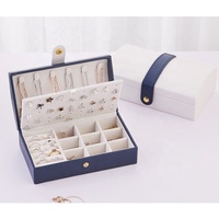 Boîtes de rangement pour bijoux personnalisées en gros, rose et noir, style tendance, pour boucles d'oreilles, colliers, pendentifs, boîte cadeau personnalisée