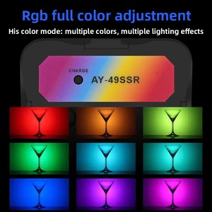 Mini Lampe de Poche RVB Portable 3 Pouces pour <span class=keywords><strong>Selfie</strong></span> et Vidéo, Éclairage d'Appoint Beauté pour Téléphone, Compatible avec Tous les Appareils - Product Image 4