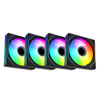 Ventilateur de refroidissement de bureau RGB AntarcChill 120 mm, 12 V CC, dissipateur thermique pour châssis PC, connecteur 4 broches, refroidissement par air pour boîtier d'ordinateur