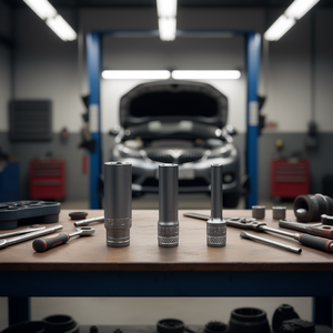 Fervi Long Hexagon <b>Socket</b> Wrench 10mm 12mm 13mm Set For Automotive Repair - Product Image 3