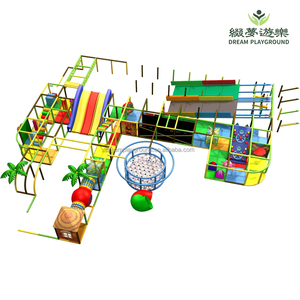 Dream Kids Indoor Large Play Area Tubing Donut Glider Fibre de verre S-tube Slide Ball Pool Net Tunnel Adventure Playground Park - Product Image 3