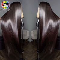 Perruques en cheveux humains Remy péruviens bruts 15A, alignés aux cuticules, sans colle, avec dentelle frontale HD complète, 13x6, en gros, cheveux vierges indiens