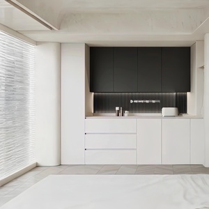 2025 New Design Modern Wine Glass Wine Cabinet with Steel Frame Shelf Cabinet - Product Image 3