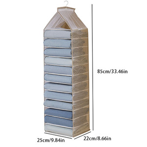 Organiseurs de placard suspendus pour l'organisation des vêtements dans la chambre et la garde-robe - Product Image 3