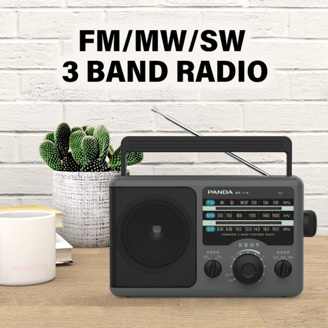 High Quality AM/FM/SW 3 Band Internet Radio with LED Display Smart Design Easy Setup AC/DC Compatible