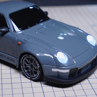 Voiture RC miniature d'intérieur, modèle Racing Drift, échelle 1:24, 2.4G, avec kit d'éclairage intégré, vitesse maximale 20 km/h