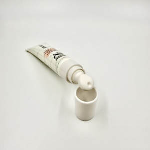 Bán buôn tùy chỉnh rỗng d19mm PE mềm bóp ống mỹ phẩm container cho kem mắt son bóng với chia gốm <span class=keywords><strong>Applicator</strong></span> - Product Image 5