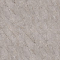 Dalles de pierre frittée de qualité C, finition brillante, blanc uni, 1200*2400*9mm, pour revêtements de sol de salons et projets de construction