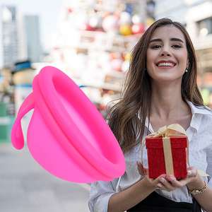 <span class=keywords><strong>Disco</strong></span> <span class=keywords><strong>Menstrual</strong></span> Reutilizable de Silicona de Grado Médico 100% para la Higiene Femenina, Marca Privada Furuize - Product Image 2