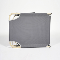 Lit superposé pliable portable moderne pour l'extérieur, chaise longue réglable en fer pour la plage, le parc et le jardin, mobilier d'extérieur